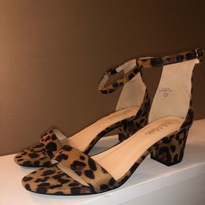 Cheetah print heels